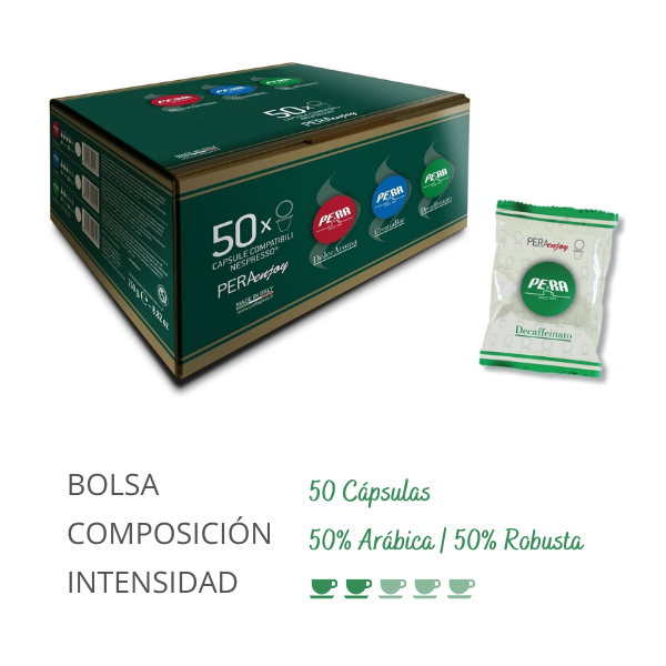 DESCAFEINADO COMP. NESPRESSO® (50 CÁPSULAS)
