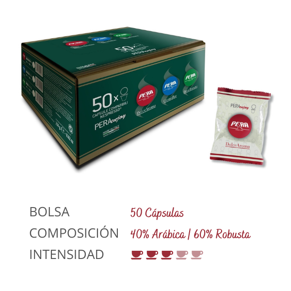 DOLCE AROMA COMP. NESPRESSO® (50 CÁPSULAS)
